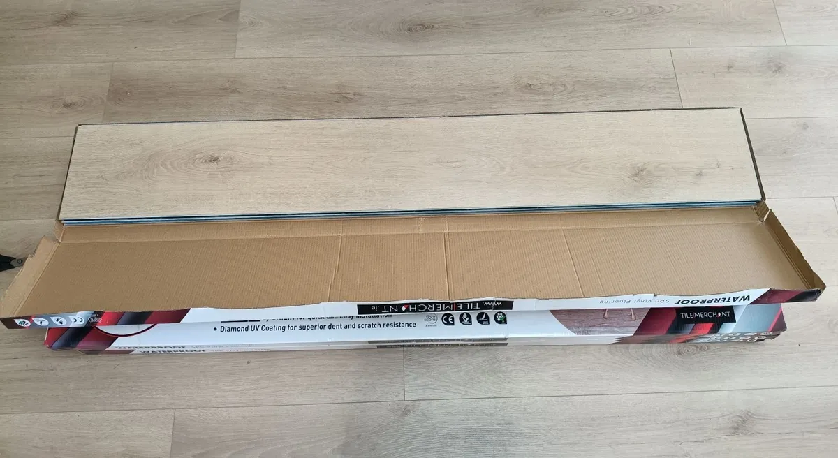 7 Boxes of Tile Merchant's Eagle Oak SPC Flooring - Image 4
