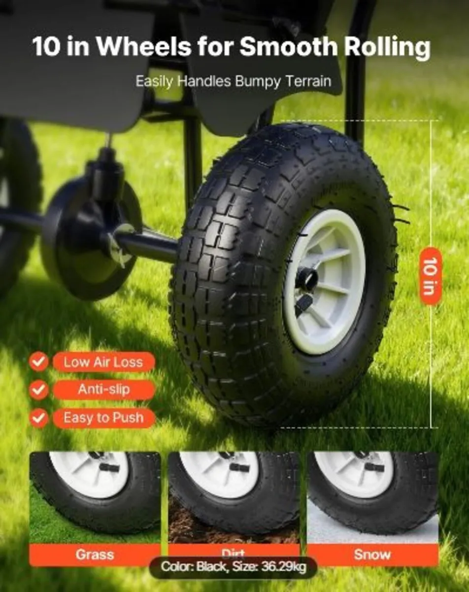 Push Lawn Spreader, 3.6m Spreading Width - Image 4