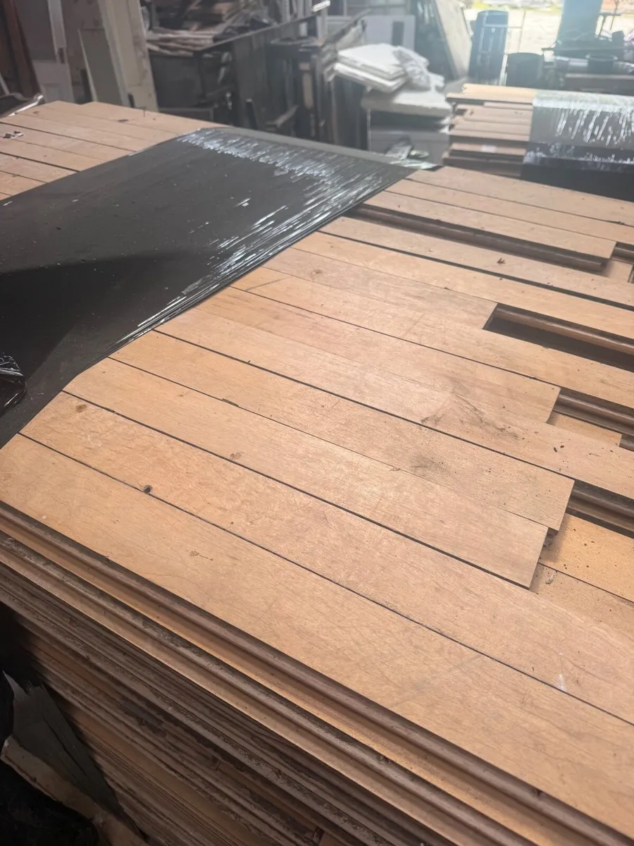 Large Quantity Maple Reclaimed Flooring. - Image 1