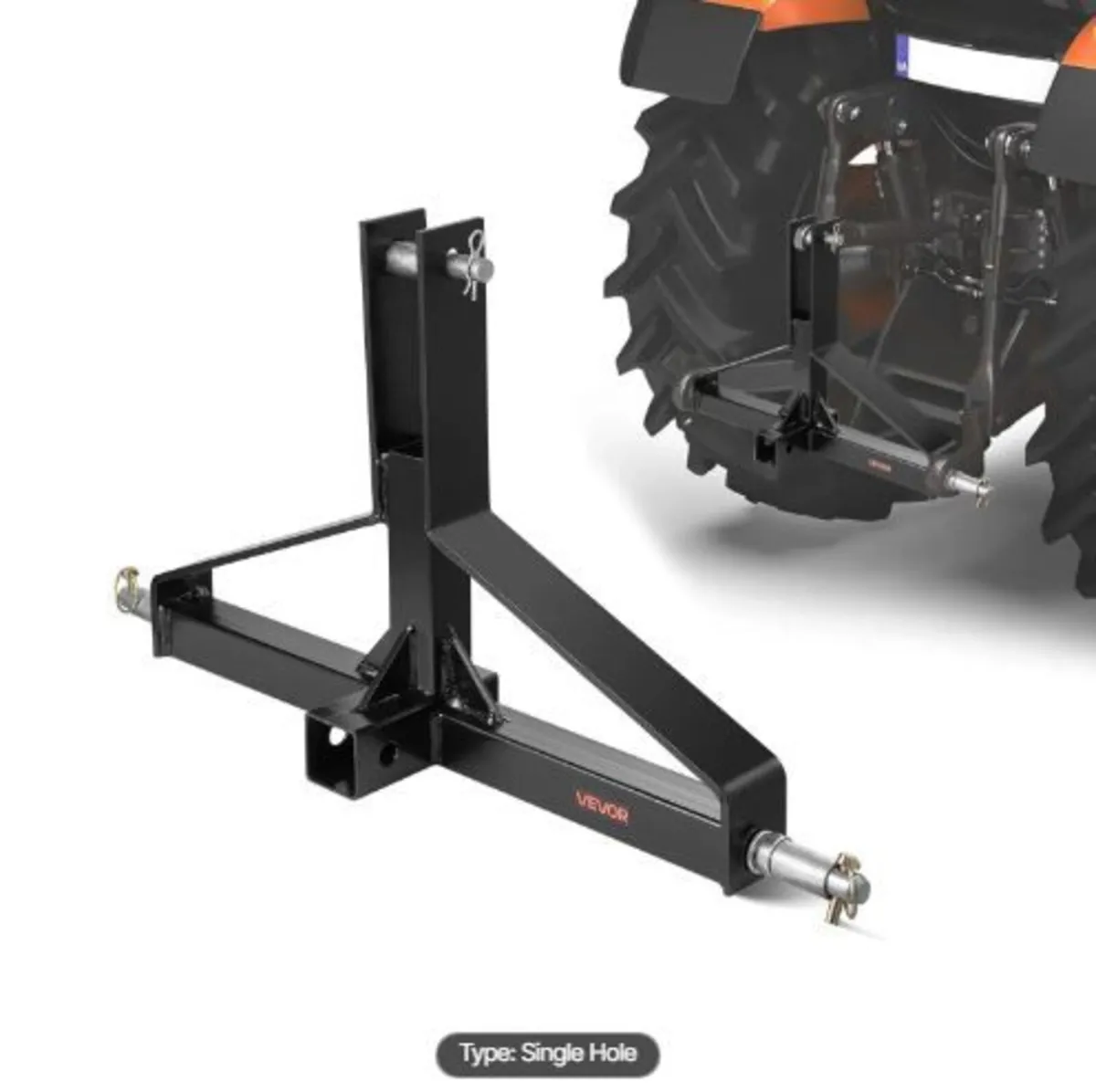 3 Point Trailer Hitch with 2 in Receiver - Image 1