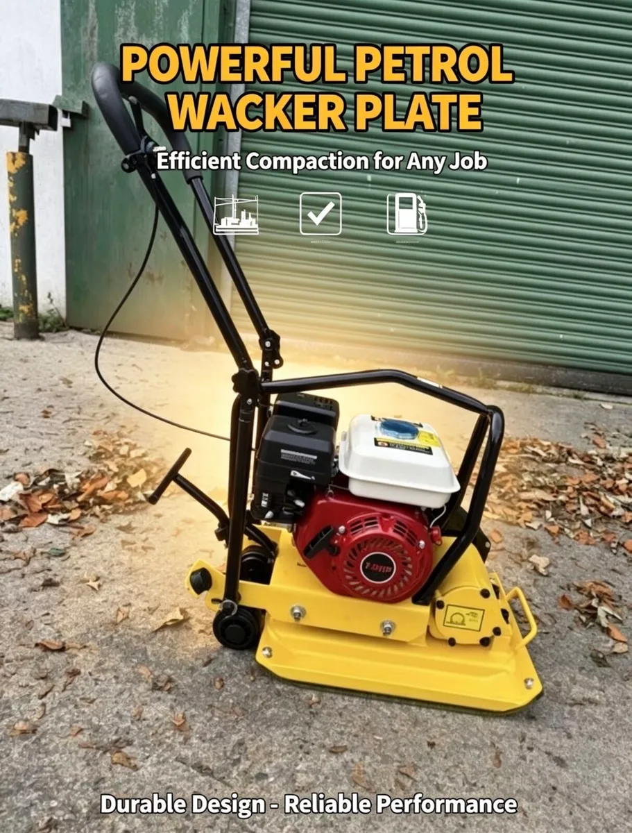 BRAND NEW petrol WACKER plate