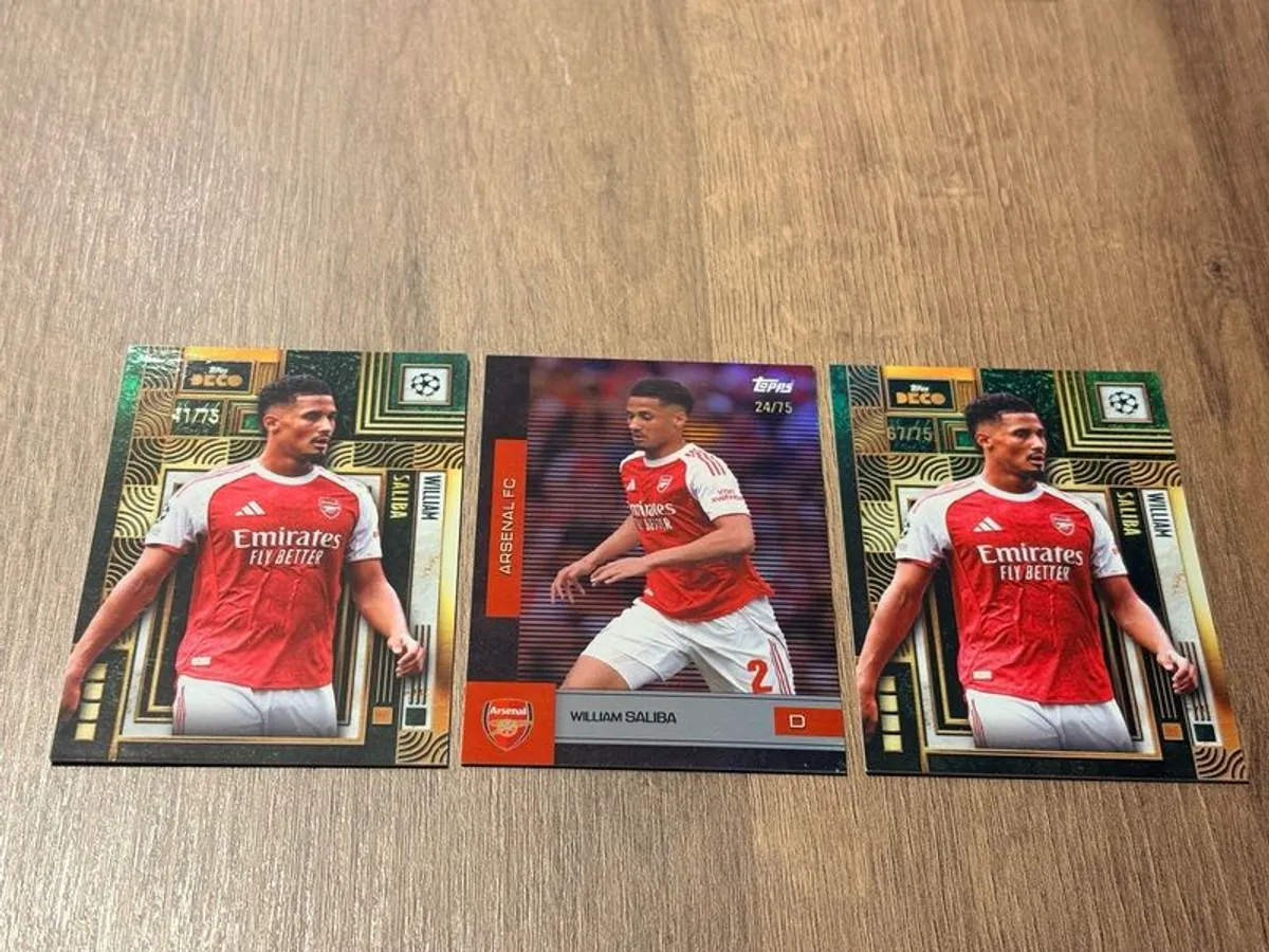 Topps Arsenal Bundle #3, Numbered, Auto & More TOTAL 12 CARDS - Image 2