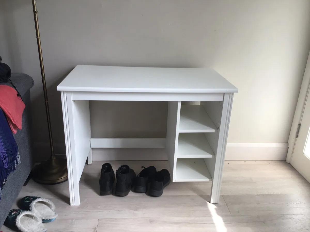 FREE -  white desk and coffee table - Image 2