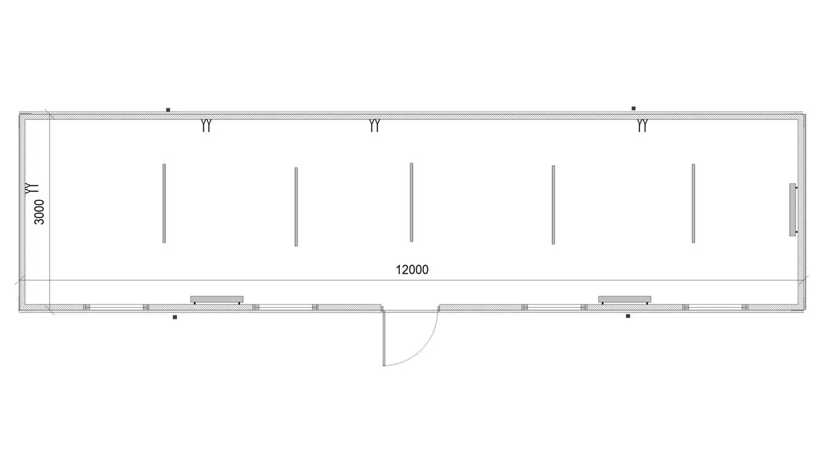 40' X 10' New Portable Cabin for Sale / Rent - Image 4