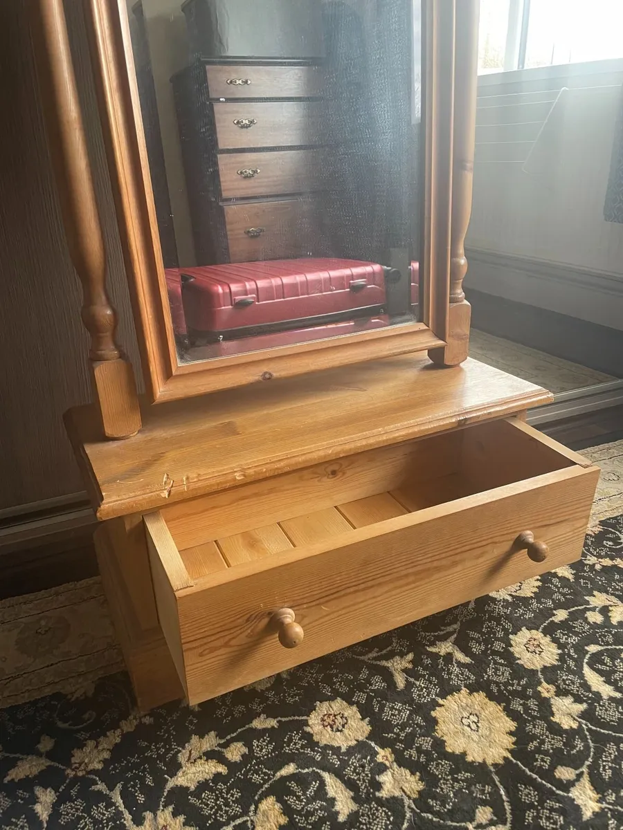 Tilt Mirror and Drawer - Image 2