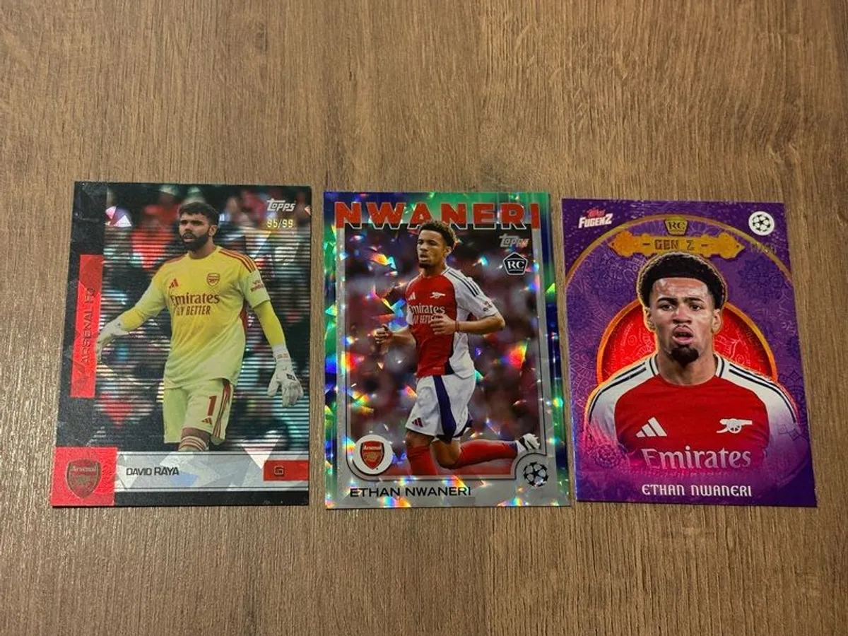 Topps Arsenal Bundle #1 Numbered, Short Print & More TOTAL 9 Cards - Image 4