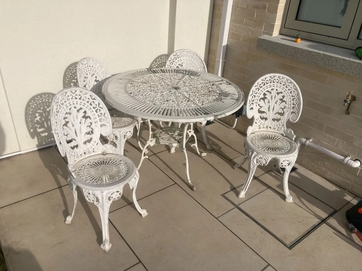 Patio Set - Vintage - Aluminium - Image 4