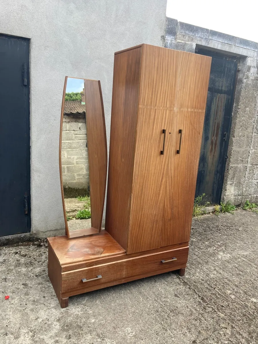 Wardrobe - Mid Century Combination Wardrobe - Image 2