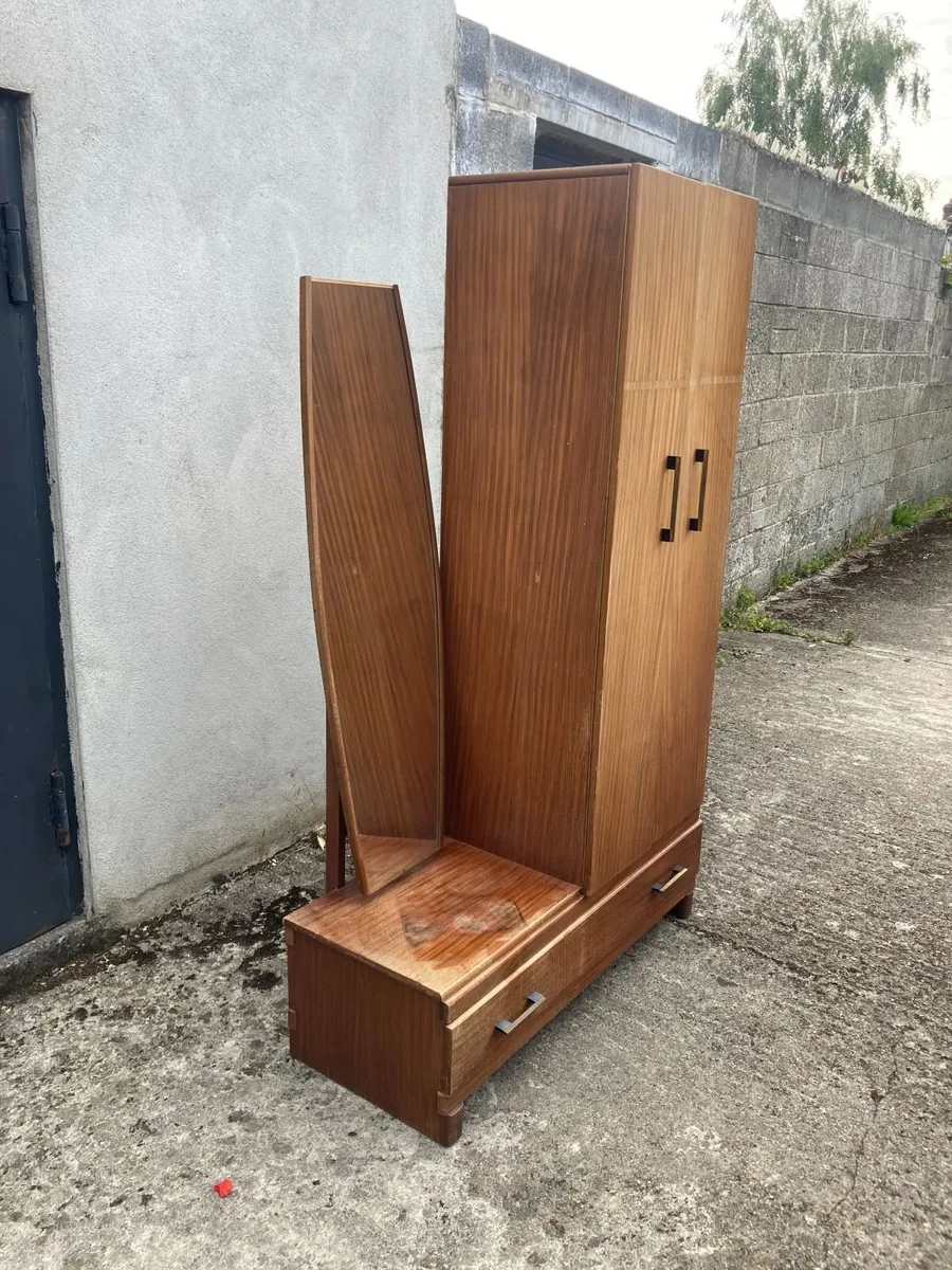Wardrobe - Mid Century Combination Wardrobe - Image 3