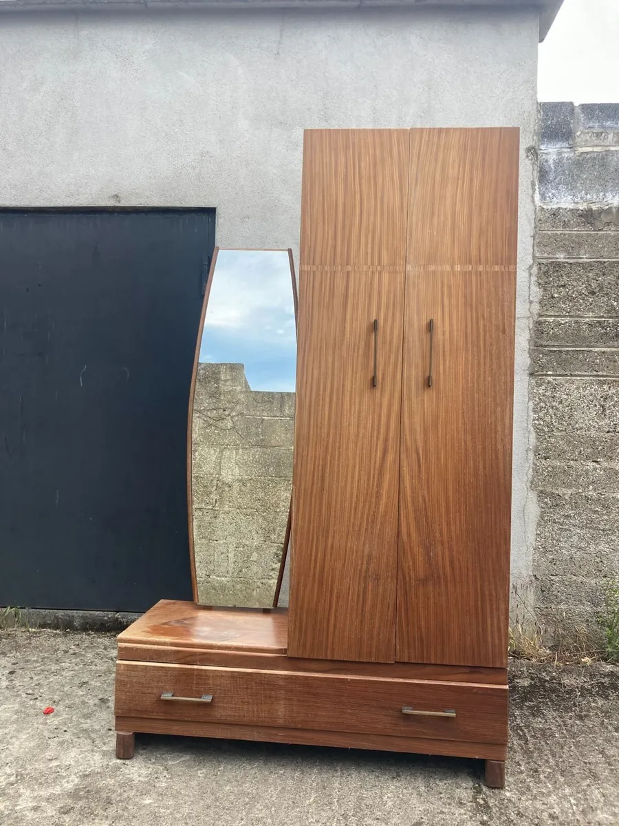 Wardrobe - Mid Century Combination Wardrobe - Image 1