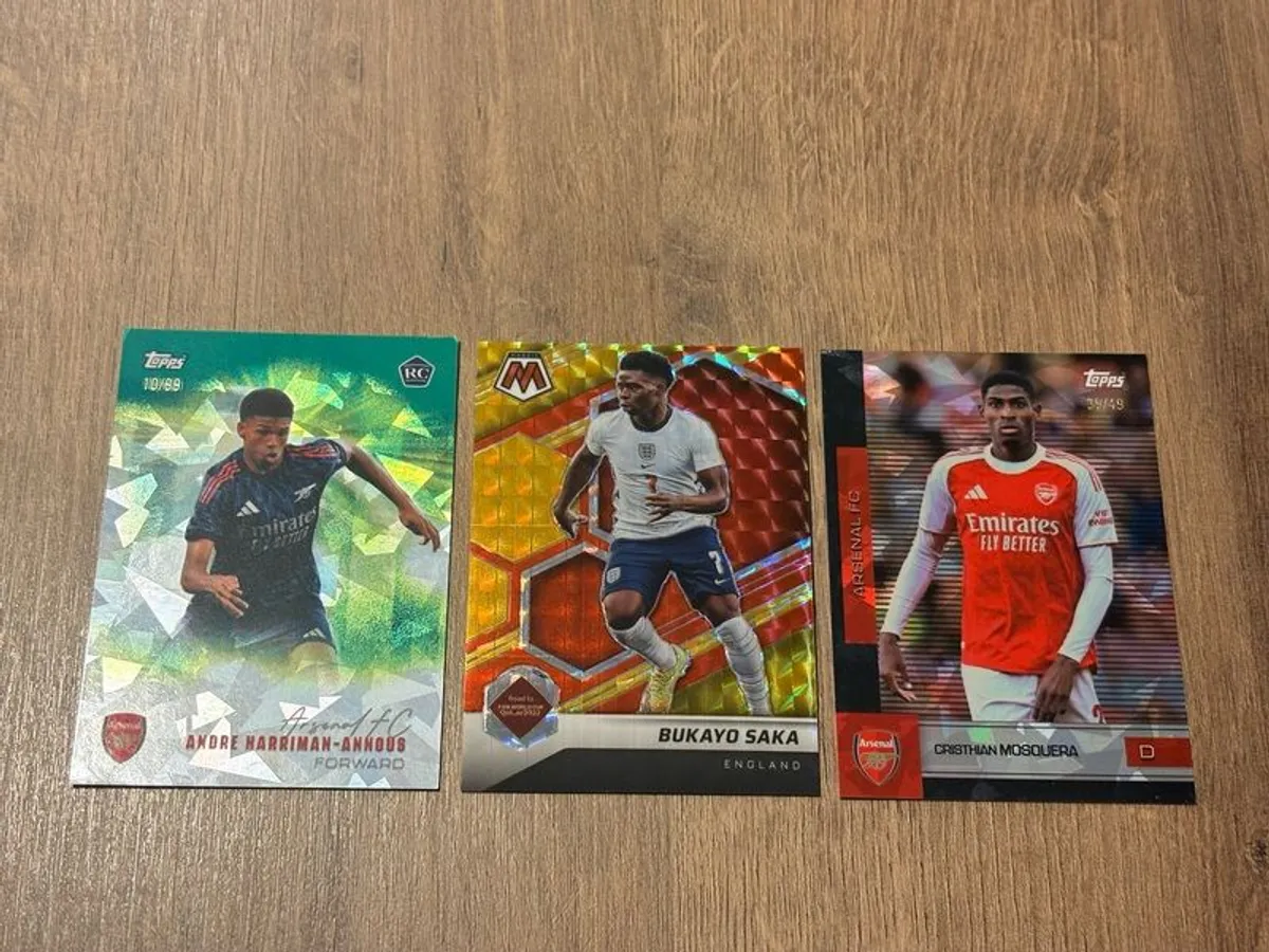 Topps Arsenal Bundle 2 SSPs, Numbered & More Total 8 Cards - Image 4