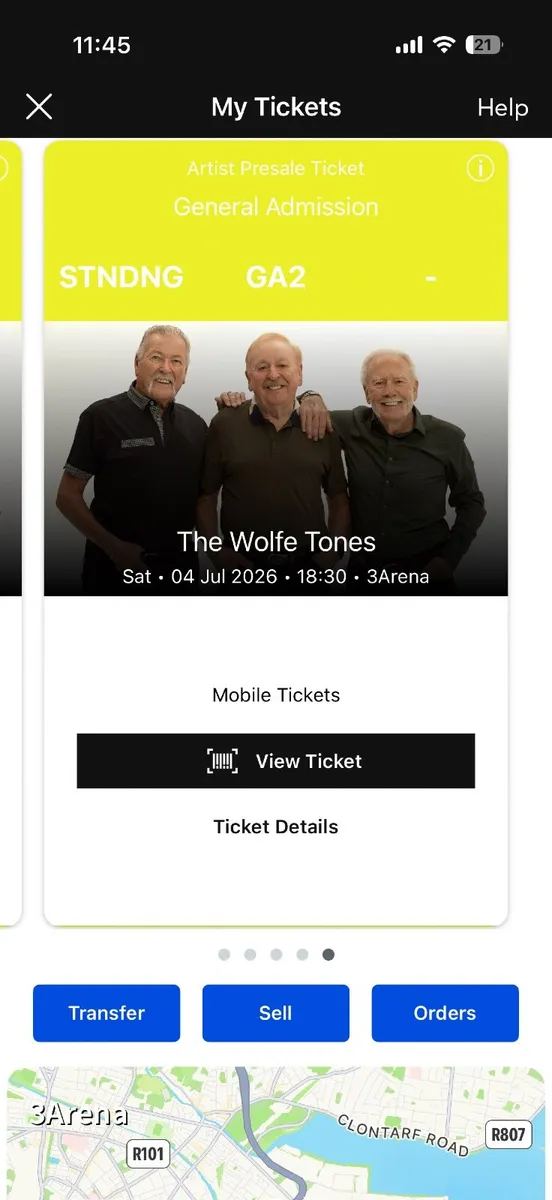 Wolfetones Standing 3 arena - Image 1