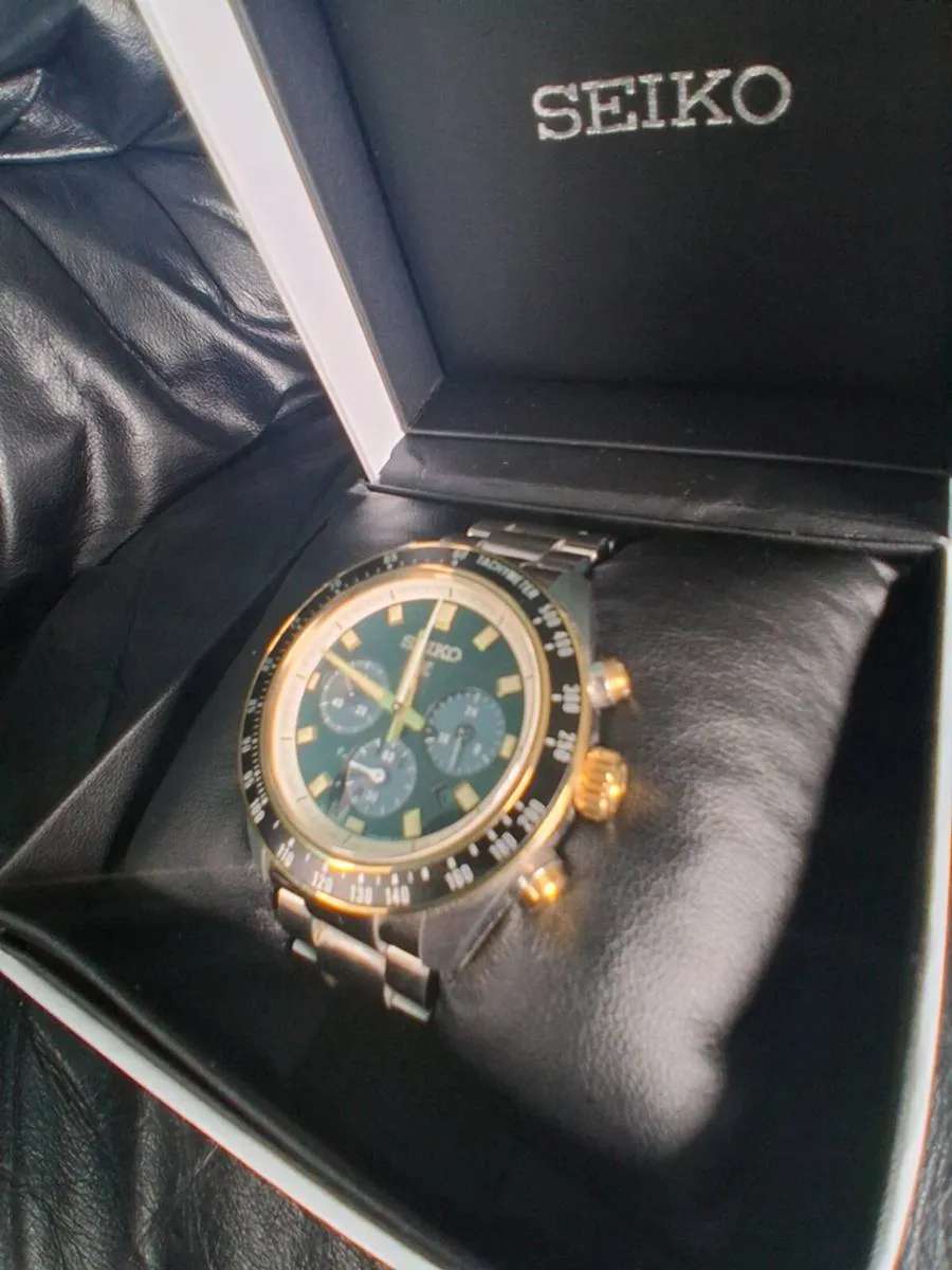 seiko prospex circuit race solar speedtimer black - Image 2