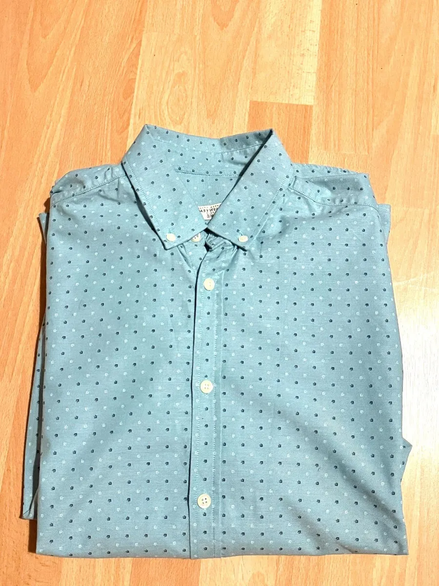 Printed Turquoise Shirt - Image 3