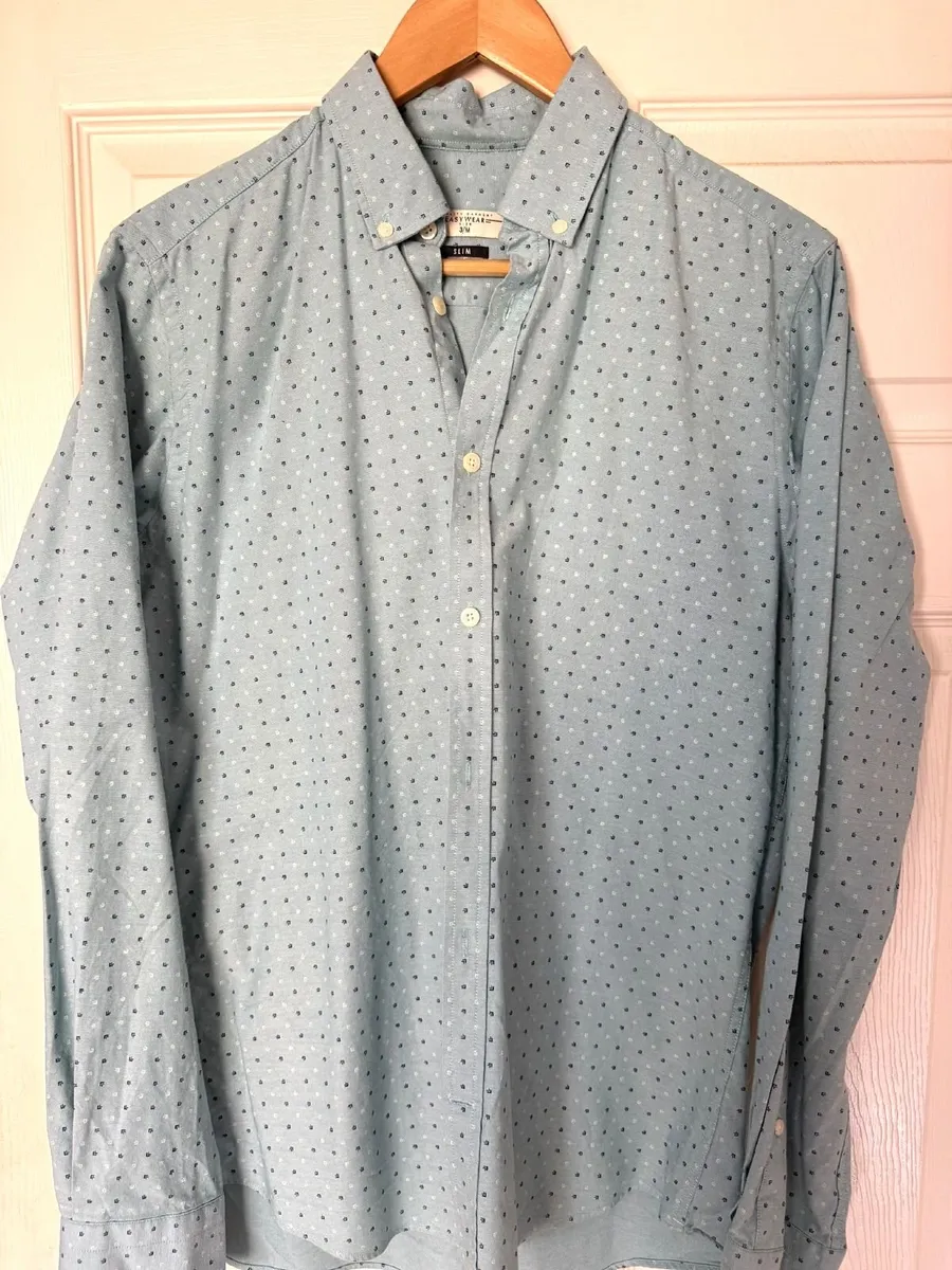 Printed Turquoise Shirt - Image 1