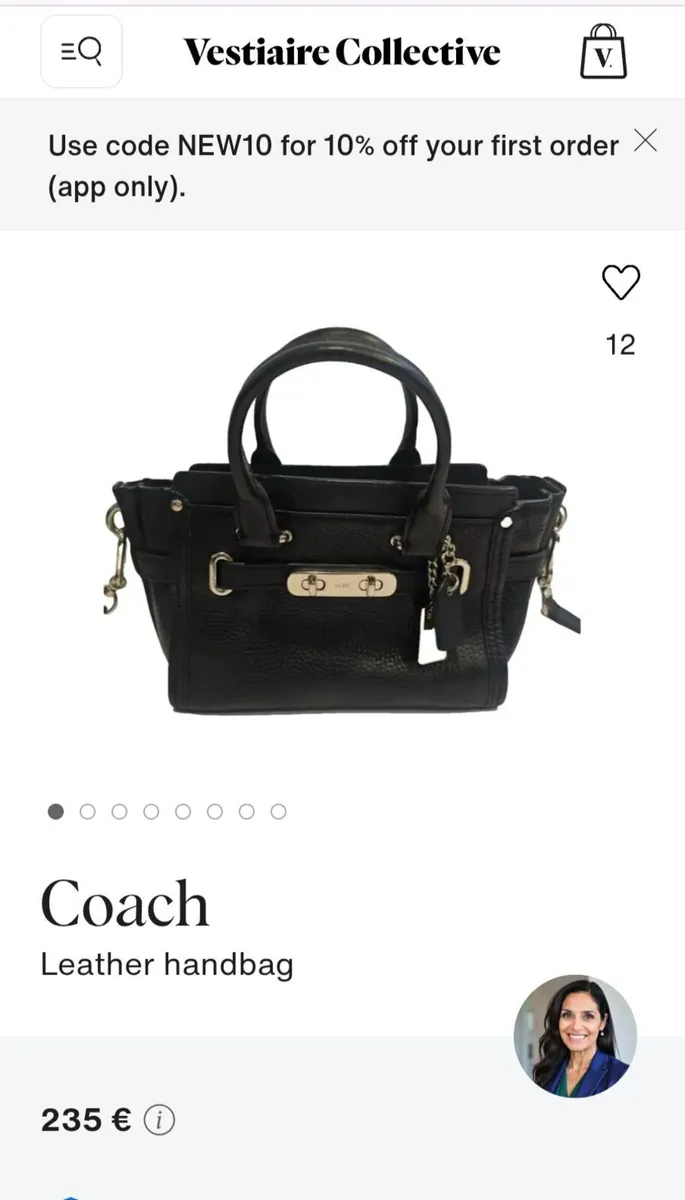 Coach swagger bag (authentic) - Image 4