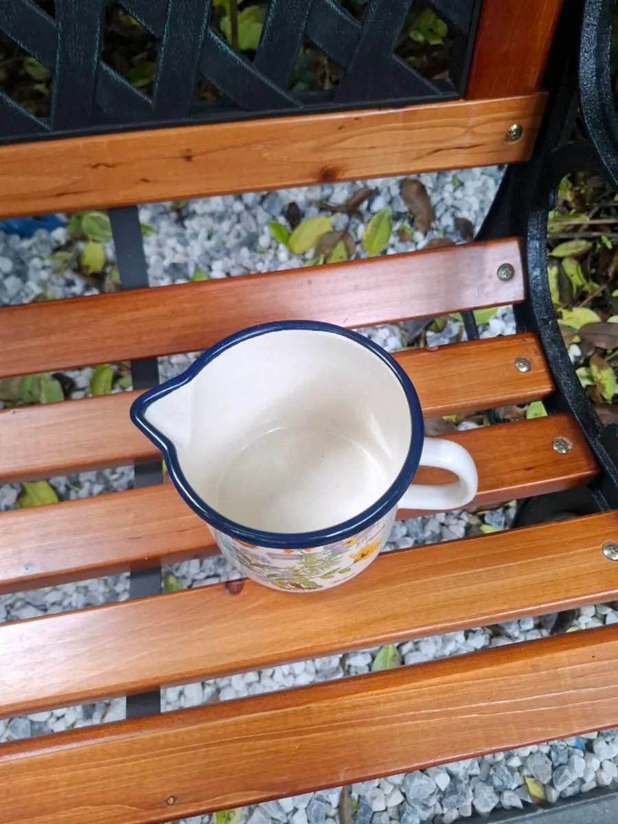By post only enamel jug - Image 2