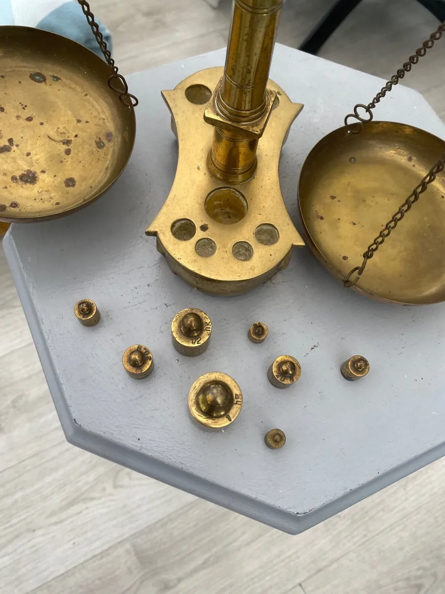Brass Weighing scales - Image 4