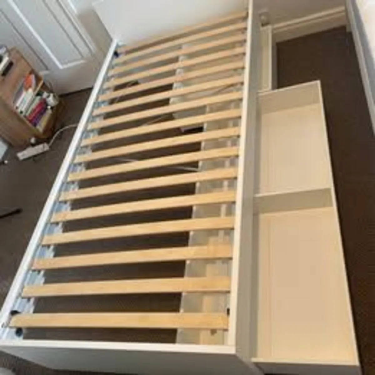 Ikea  Bed Frame with 2 Storage Boxes - Image 1