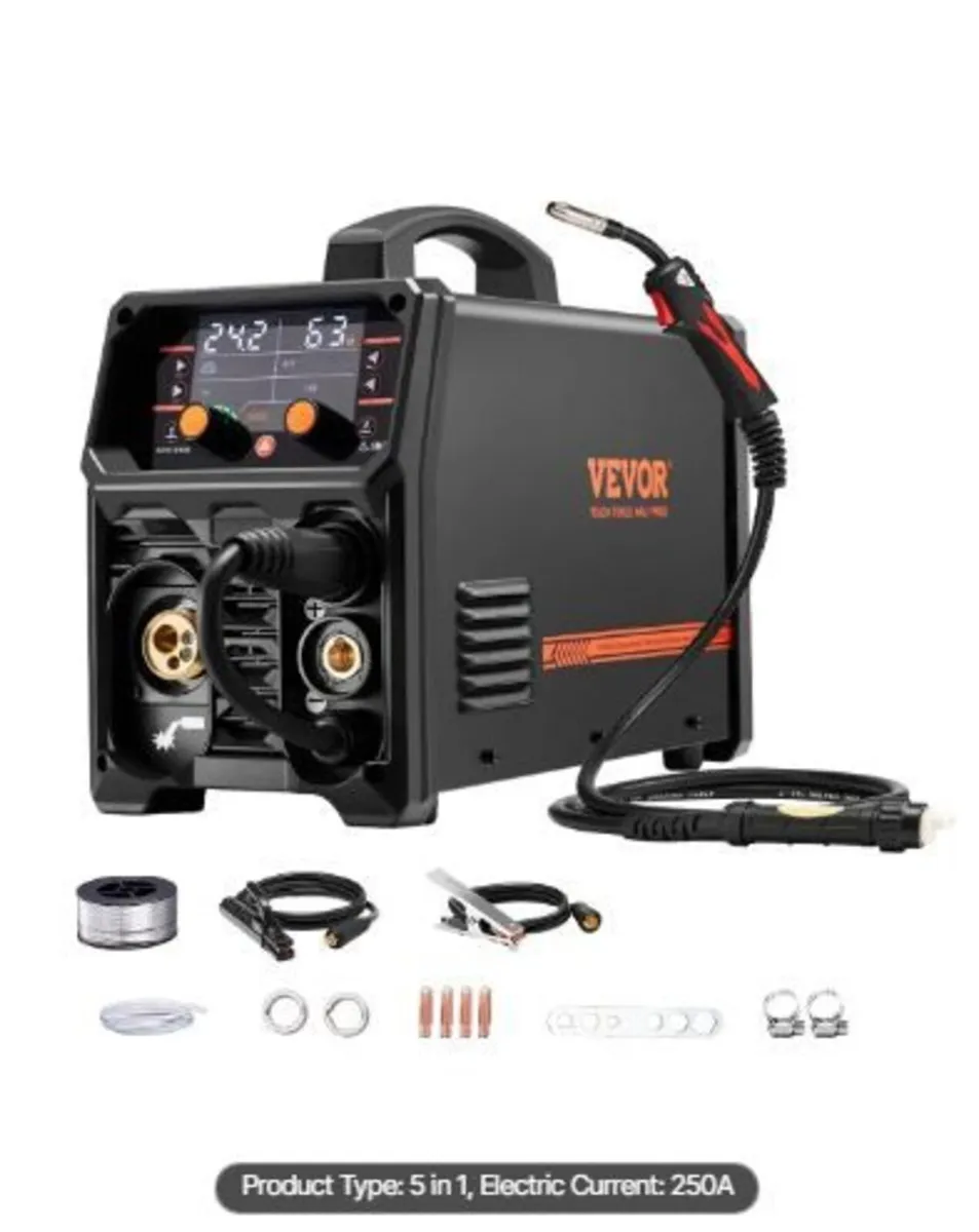 Pro MIG Welder, 250Amp Pluse Mig Welding Machine - Image 1