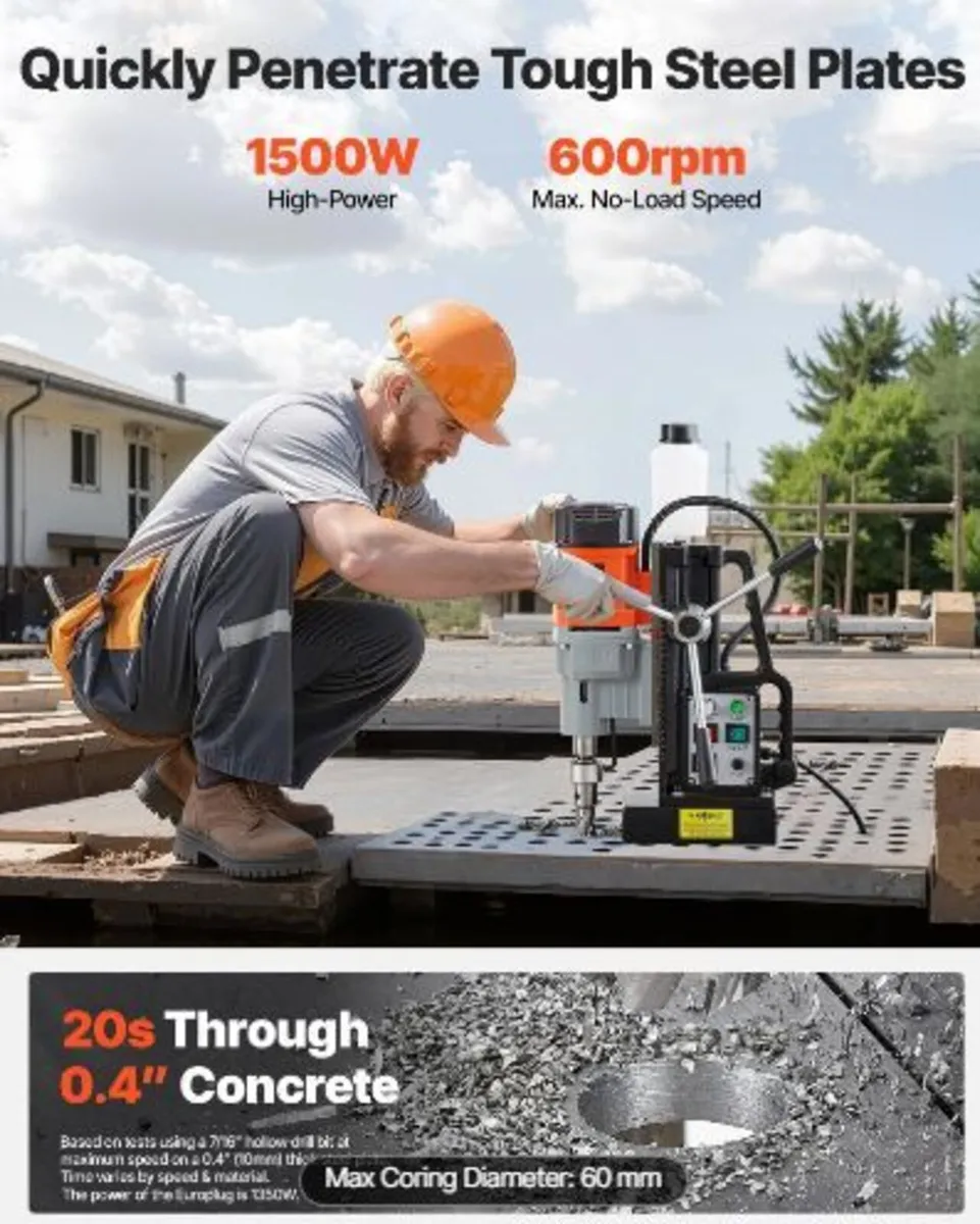 Magnetic Drill Press, 1500 W - Image 2