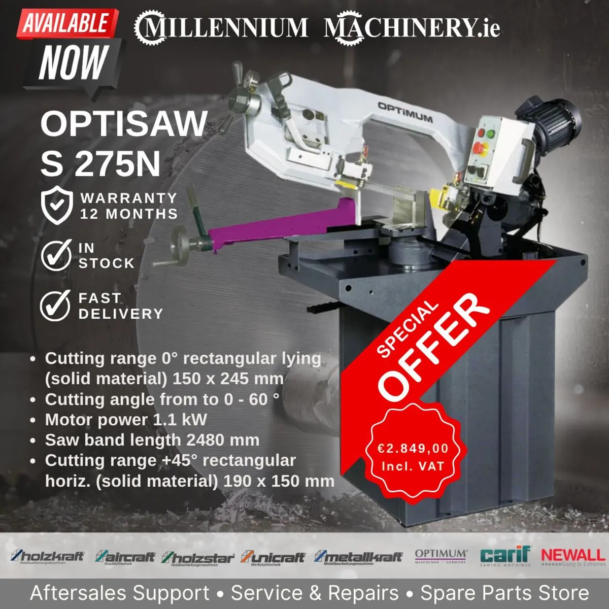 Metal band saw OPTIsaw S 275N - Image 3