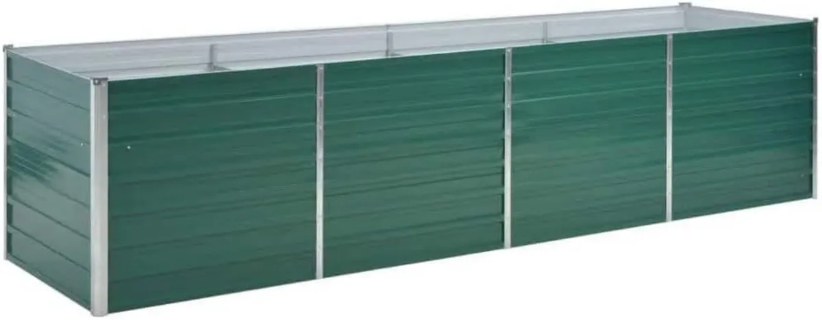 Extra Large Raised Garden Bed 320cm Galvanised Ste - Image 3