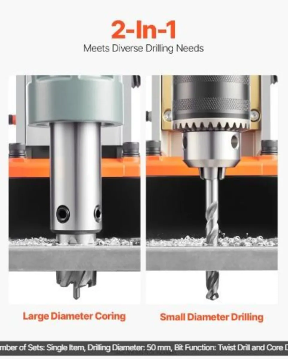 Magnetic Drill, 1550W Motor 2 in Boring Diameter - Image 4