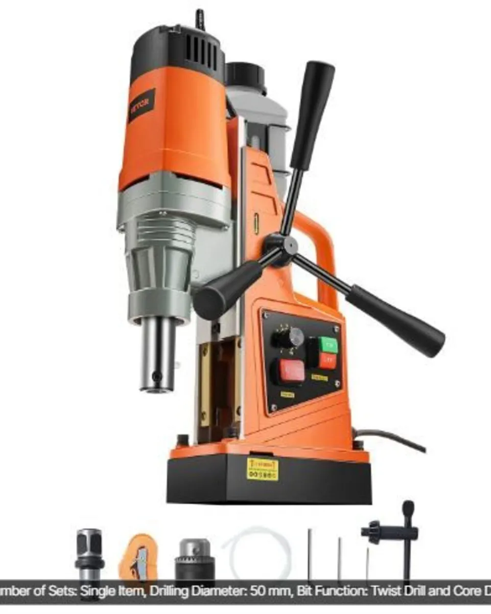 Magnetic Drill, 1550W Motor 2 in Boring Diameter - Image 1