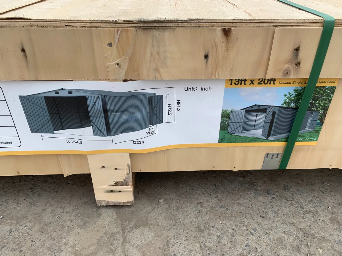 BID ONLINE NOW - 20 X 10 & 20 X 13 GARDEN SHEDS - Image 2