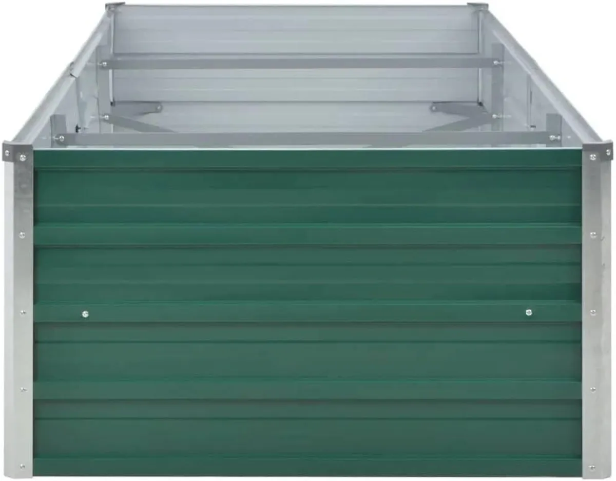 Large Raised Garden Bed 240cm Galvanised Steel Pla - Image 2