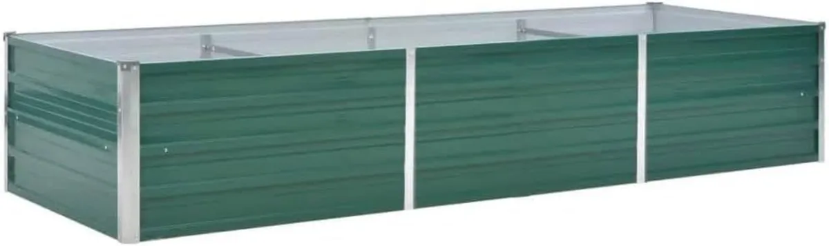 Large Raised Garden Bed 240cm Galvanised Steel Pla - Image 4