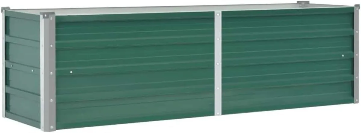 Raised Garden Bed 160cm Galvanised Steel Planter B - Image 2