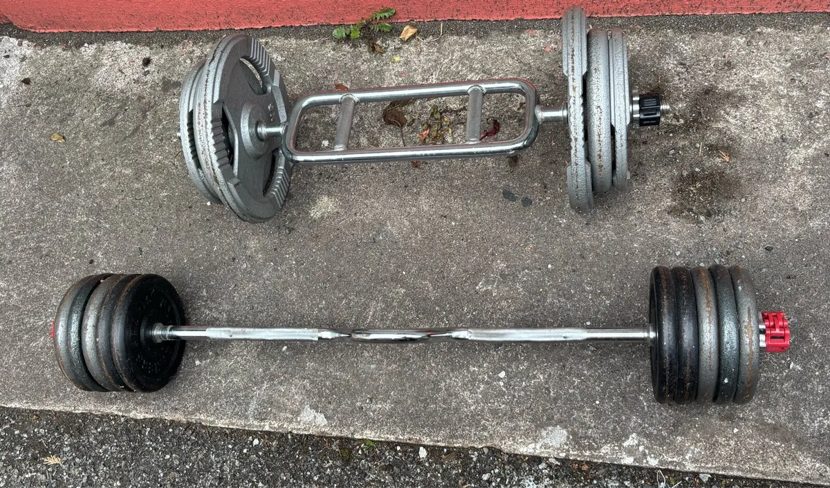 Iron Weights & Bar - Image 1