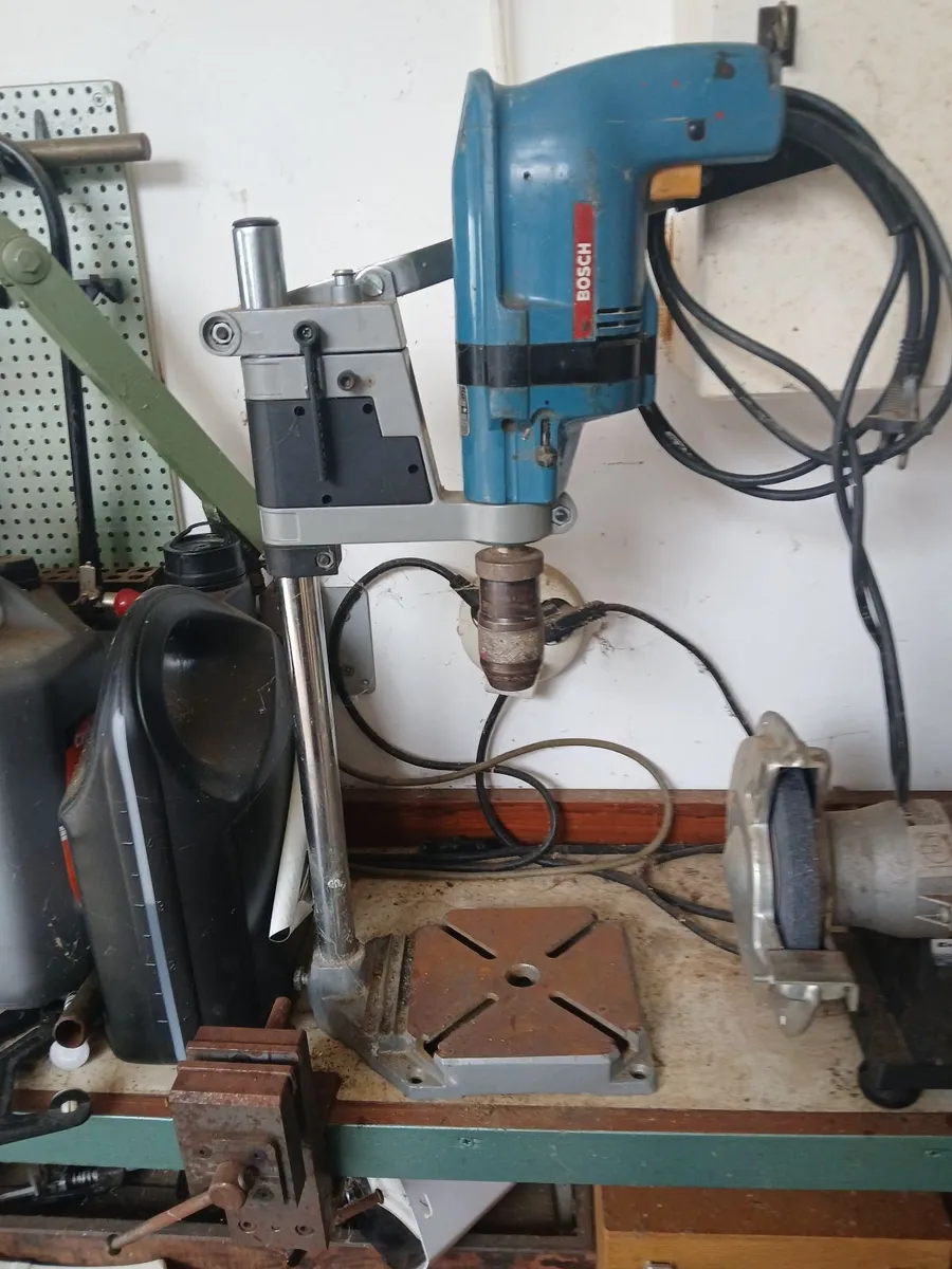 BOSCH DRILL + PRESS STAND - Image 1