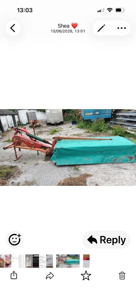 Taarup disc mower