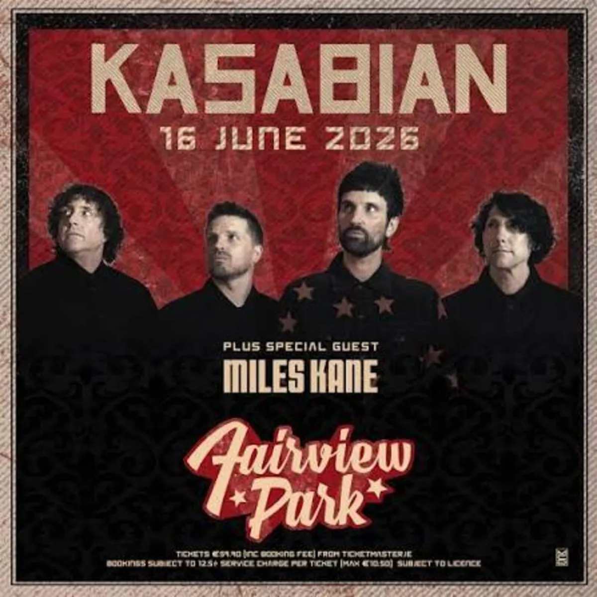 Kasabian tickets x 4