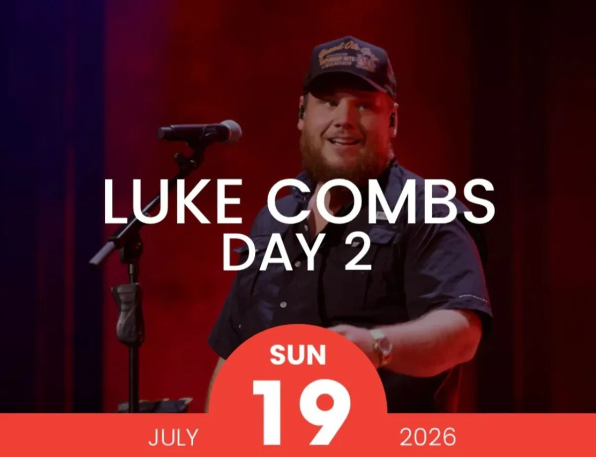 2 Luke Combs tickets €230 (€115 each)