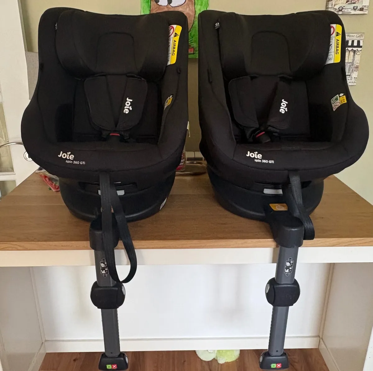 Joie Spin 360° GTi i-Size ISOFix Car Seats X 2 - Image 1