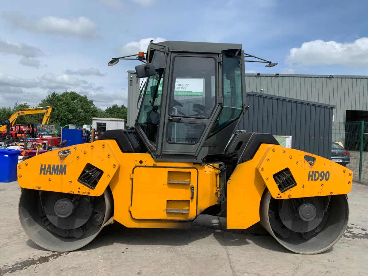 BID ONLINE NOW - HAMM HD90 TWIN DRUM ROLLER - Image 2