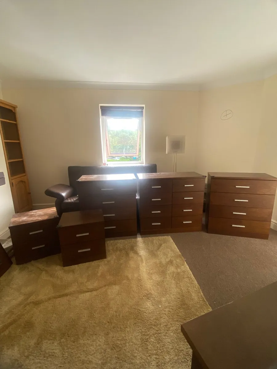 MATCHING DARK WOOD FURNITURE COLLECTION - Image 1