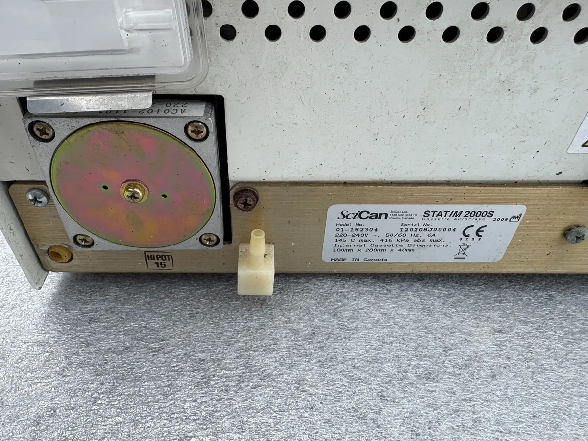 SciCan STATIM 2000S Cassette Autoclave Sterilizer - Image 2