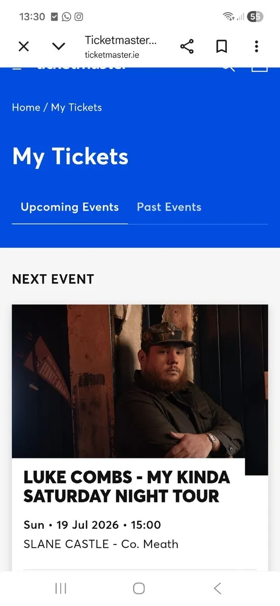 Concert ticket