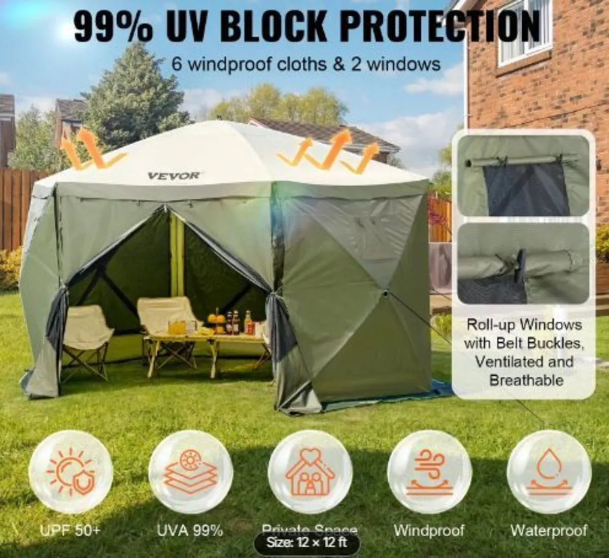 Pop Up Gazebo Tent, Pop-Up - Image 2