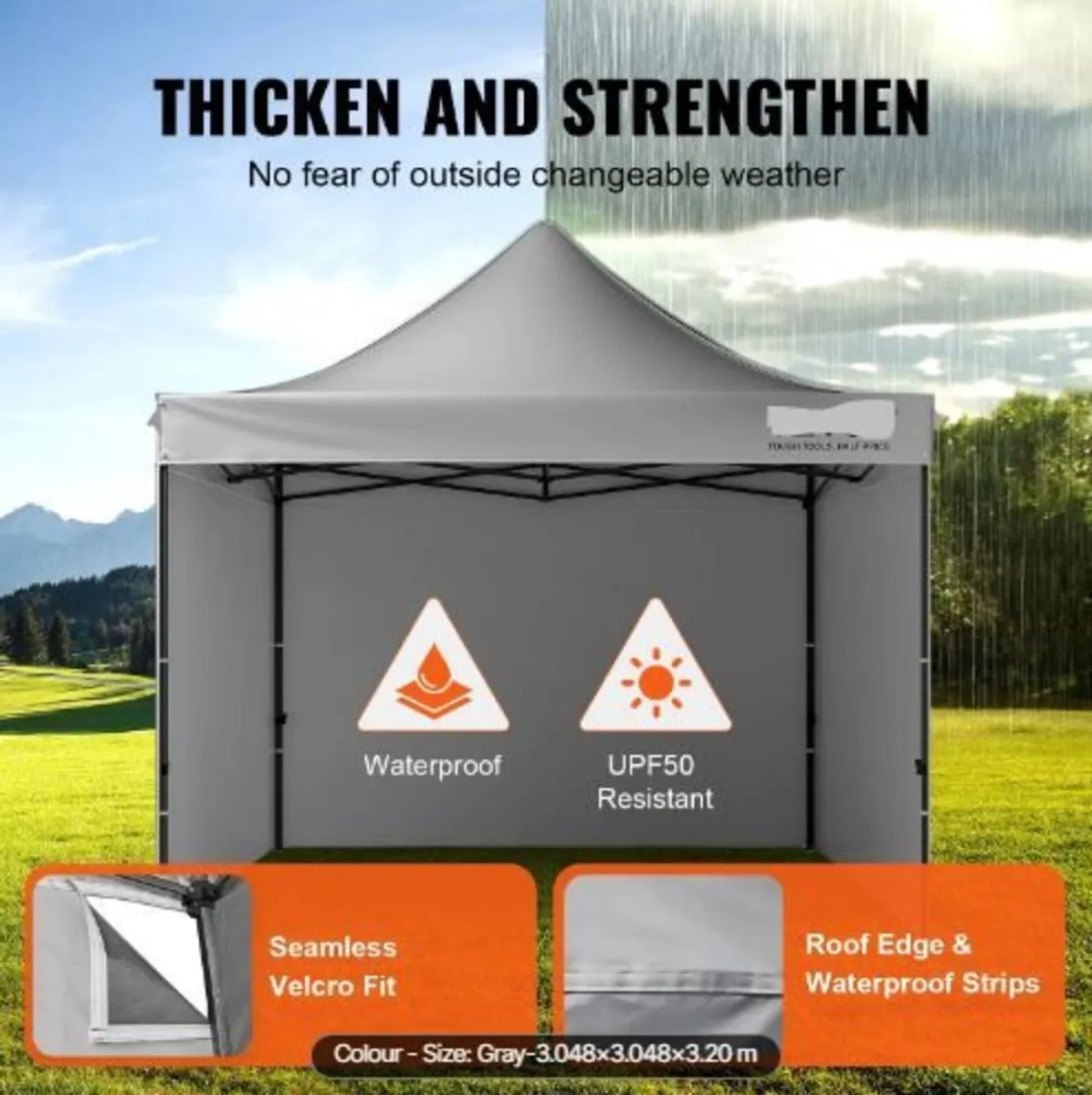 Pop Up Canopy Tent Outdoor Gazebo Tent - Image 2