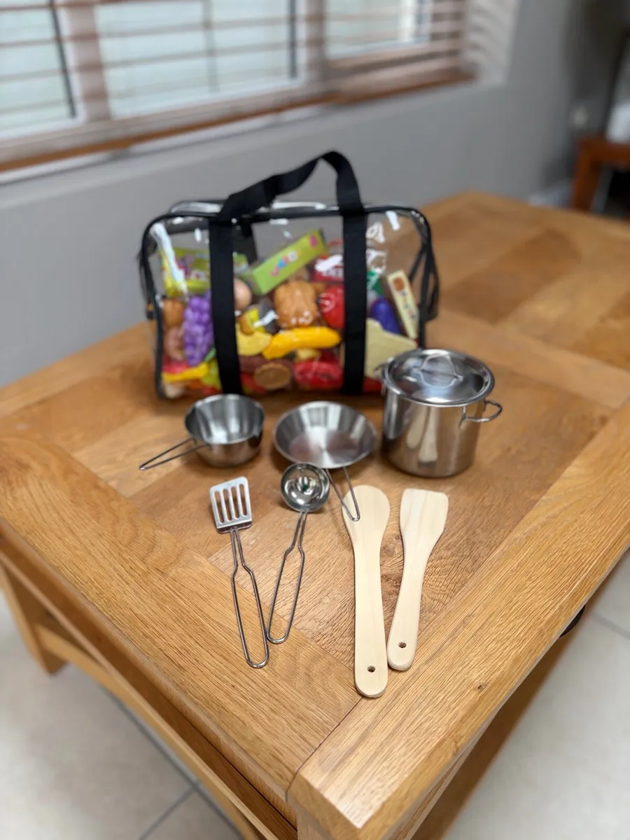 Wooden Pretend Play Kitchen - Image 4