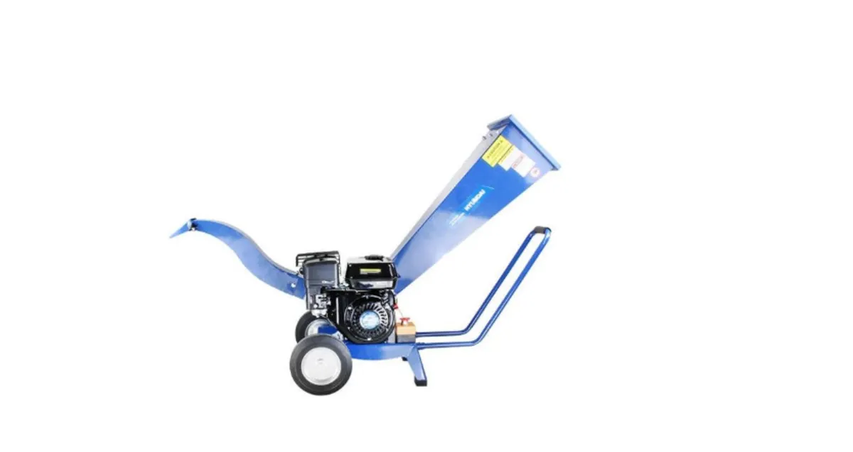 Hyundai 196cc 60mm Petrol Garden Wood Chipper - Image 3