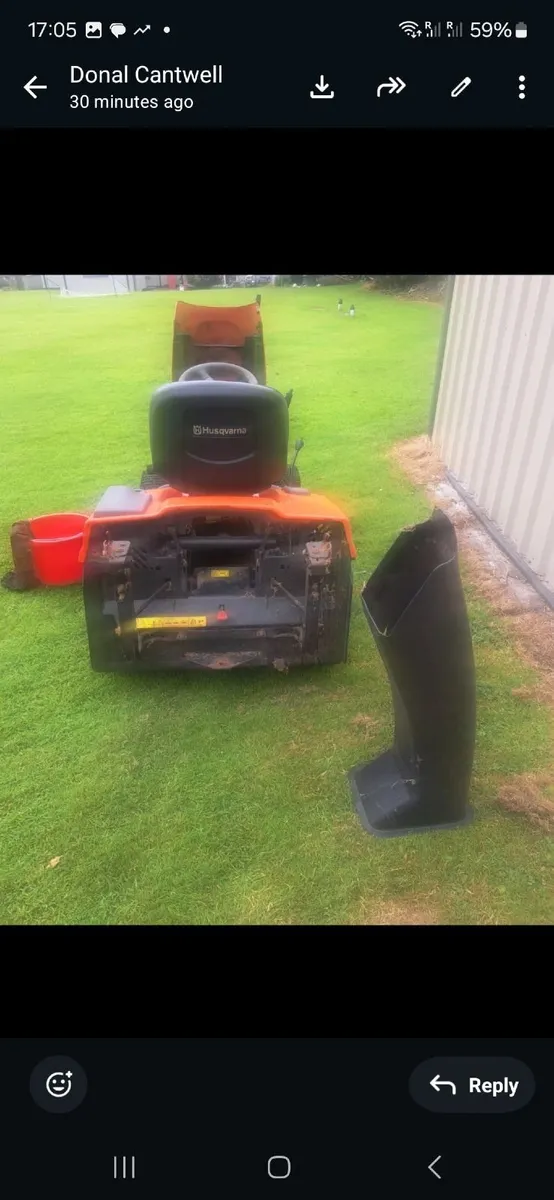 Husqvarna CTH 172 rideon lawnmower - Image 3