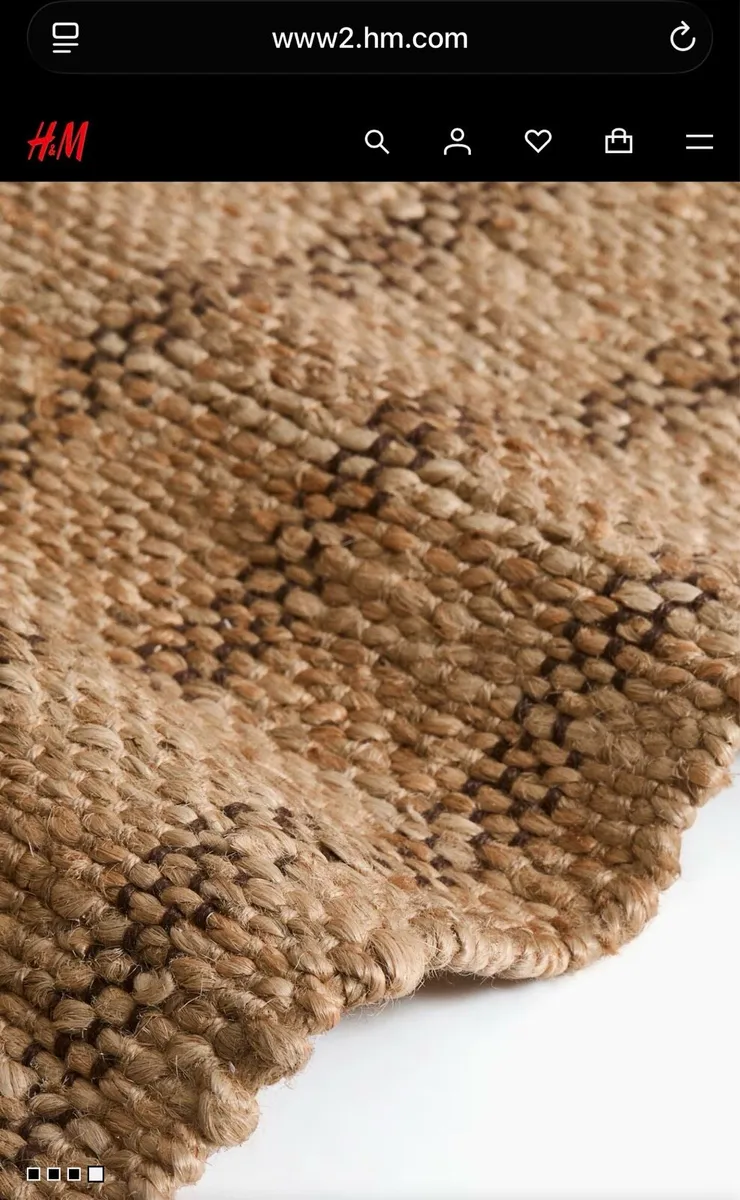 LARGE FRINGED JUTE RUG(200x300) - H&M - Image 3