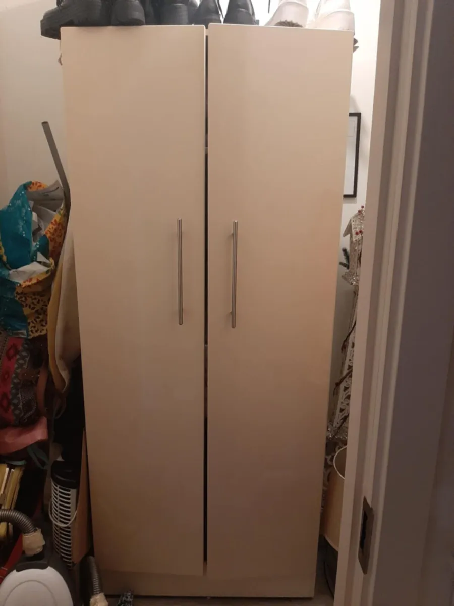 2 high gloss wardrobes - Image 3